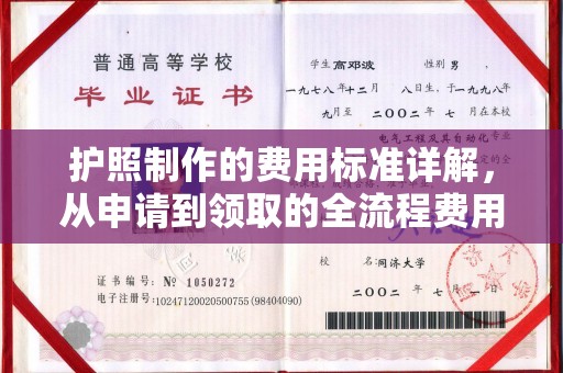 肇庆护照制作的费用标准详解，从申请到领取的全流程费用指南